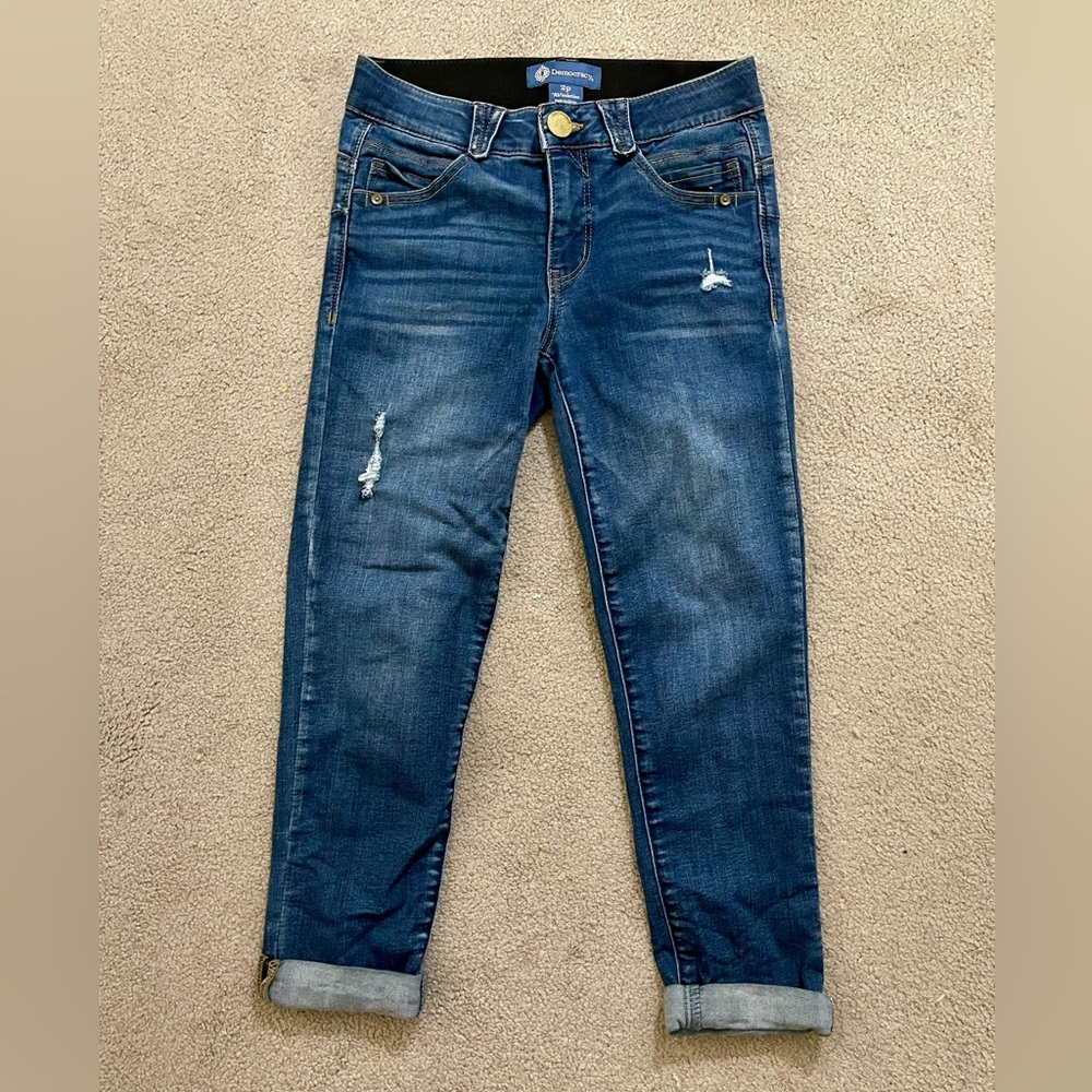 Democracy “Ab” solution Indigo Ankle Jeans